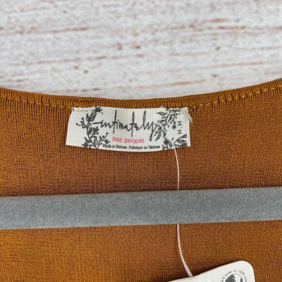 Intimately Free People X REVOLVE Turnt Bodysuit Women's Medium Honey Ginger NEW - Picture 5 of 9